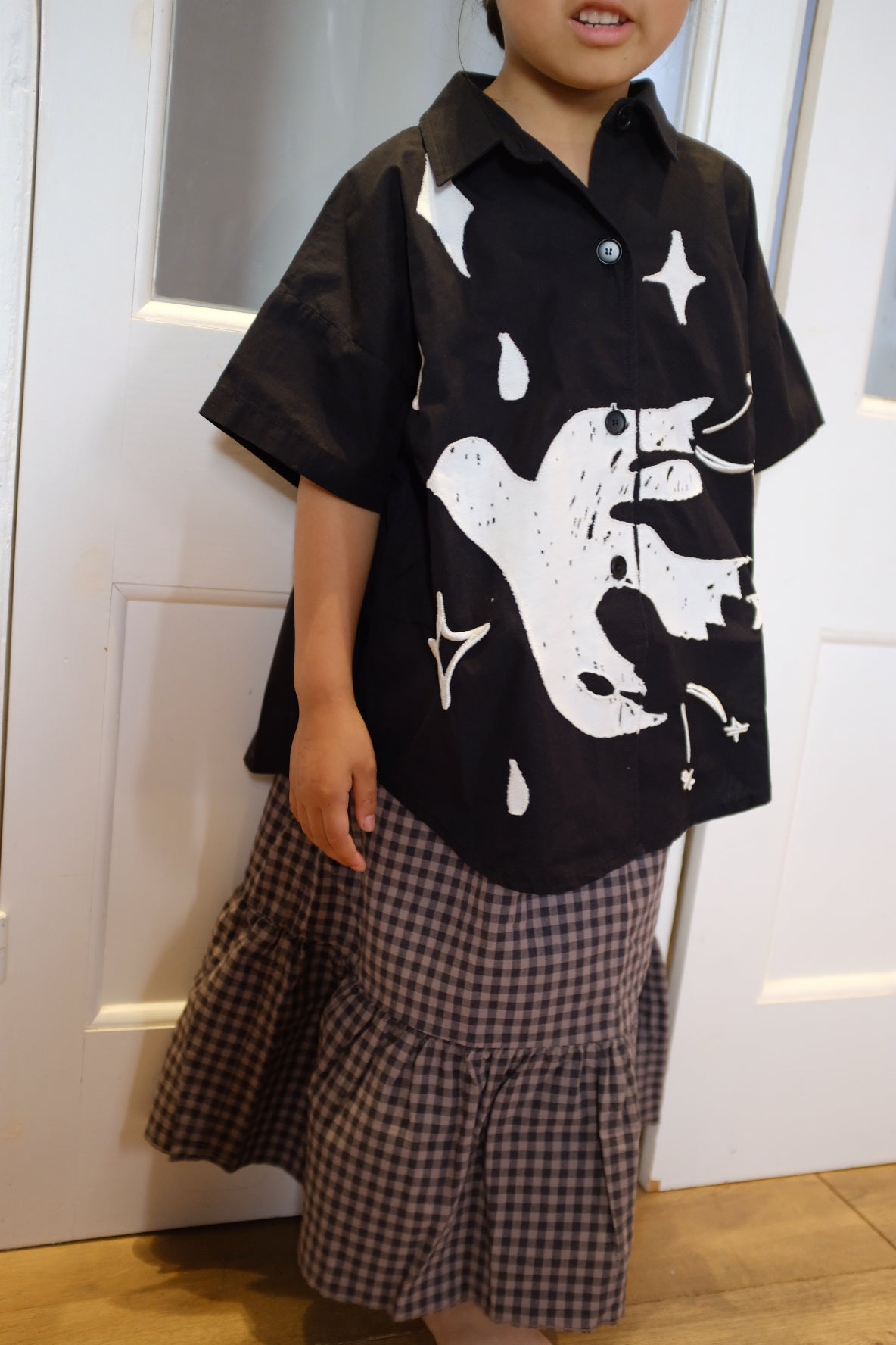 OVERSIZED SHIRT WITH EMBROIDERY