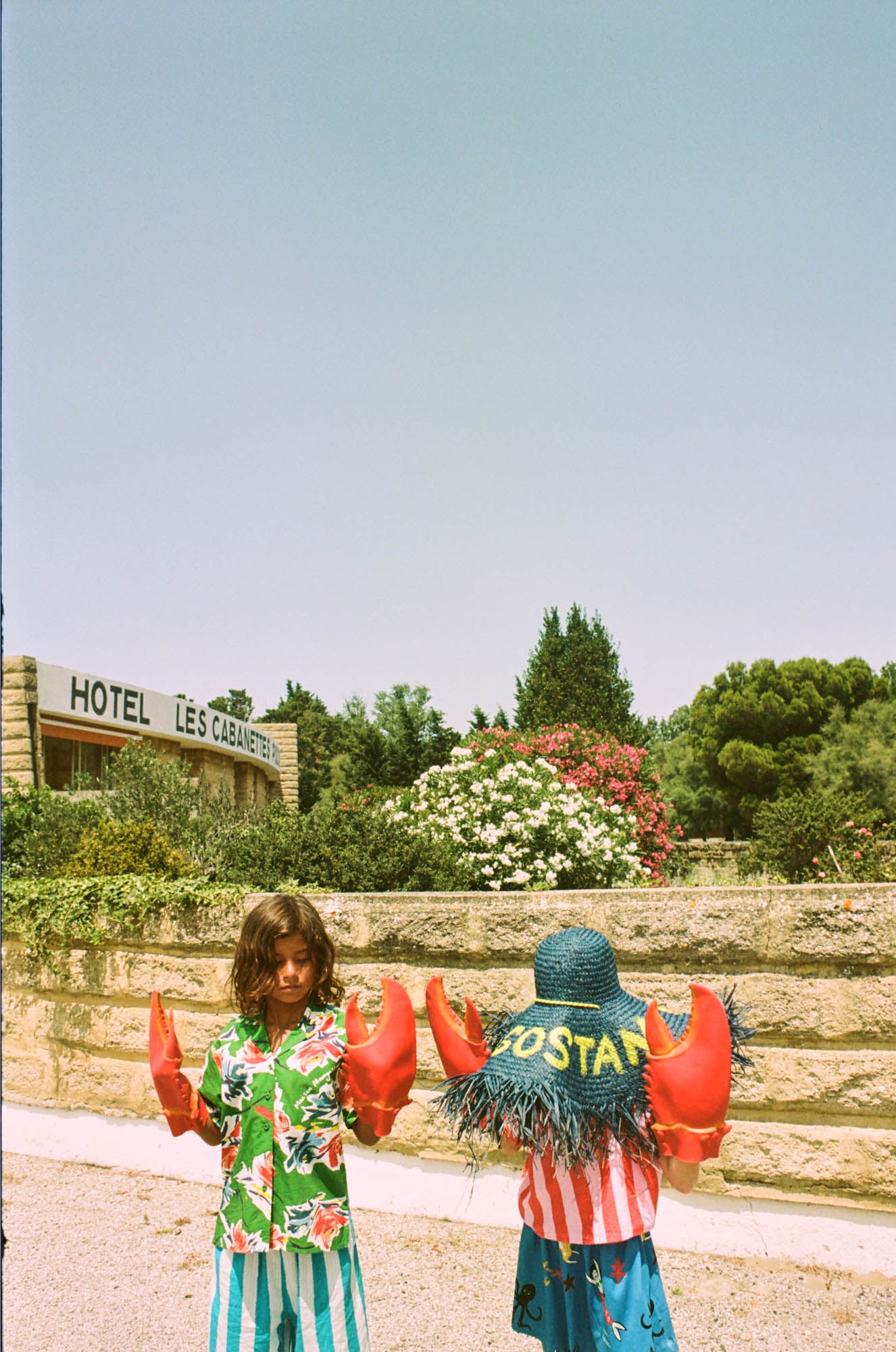 FLOWERS SHIRT GREEN 10Y