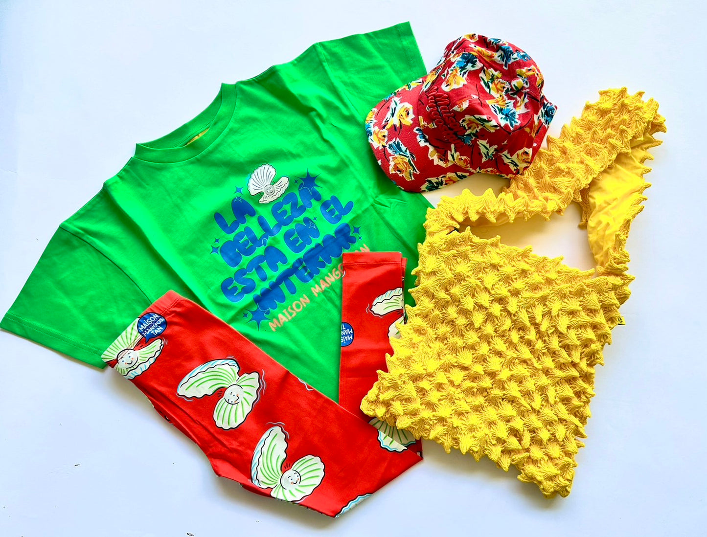 LA BELLEZA T-SHIRT GREEN 4Y