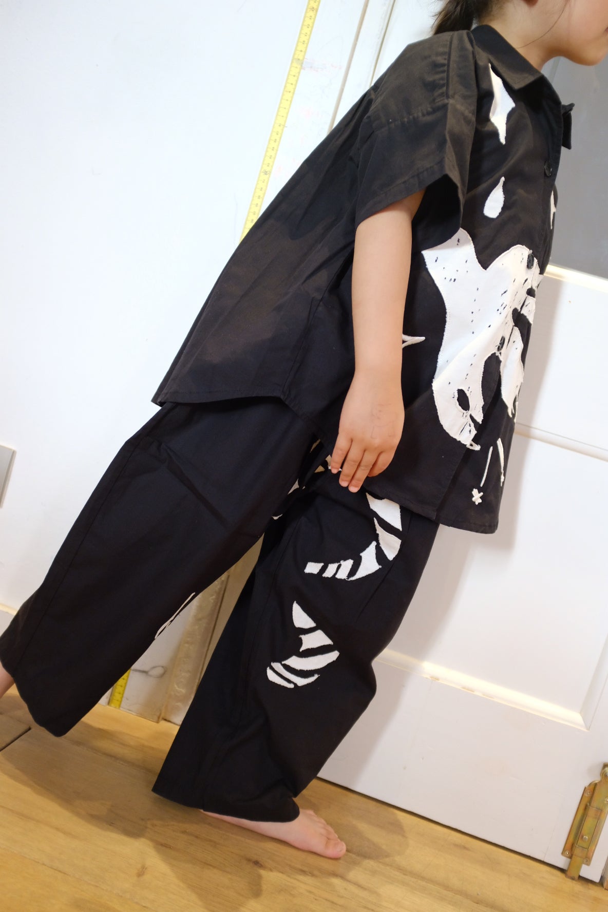BALLOON TROUSERS WITH EMBROIDERY