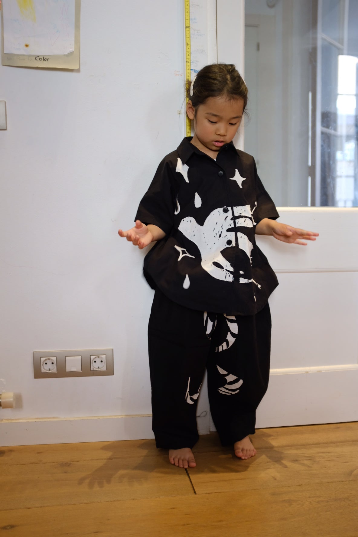 BALLOON TROUSERS WITH EMBROIDERY