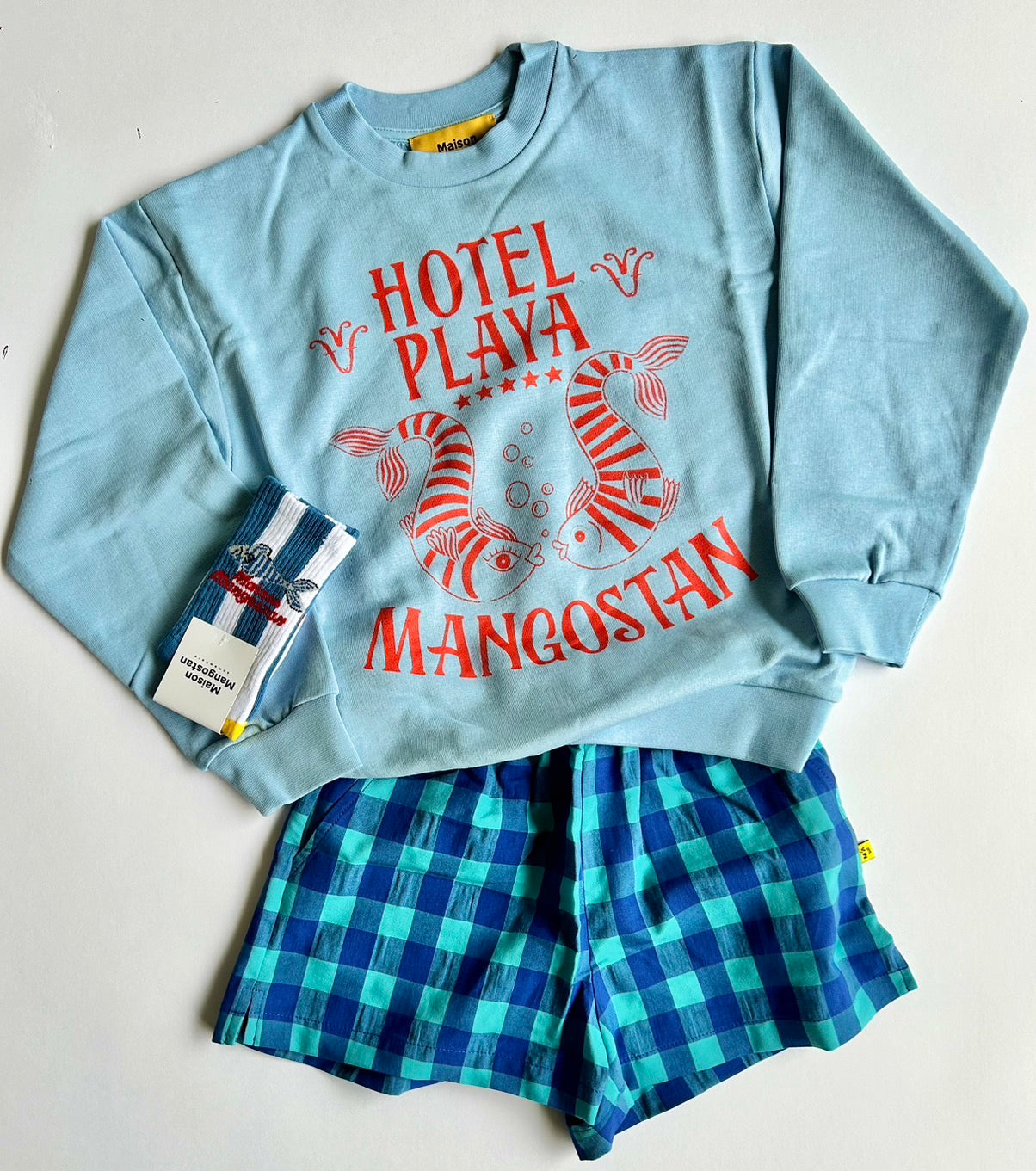 HOTEL PLAYA SWEATSHIRT LIGHT BLUE
