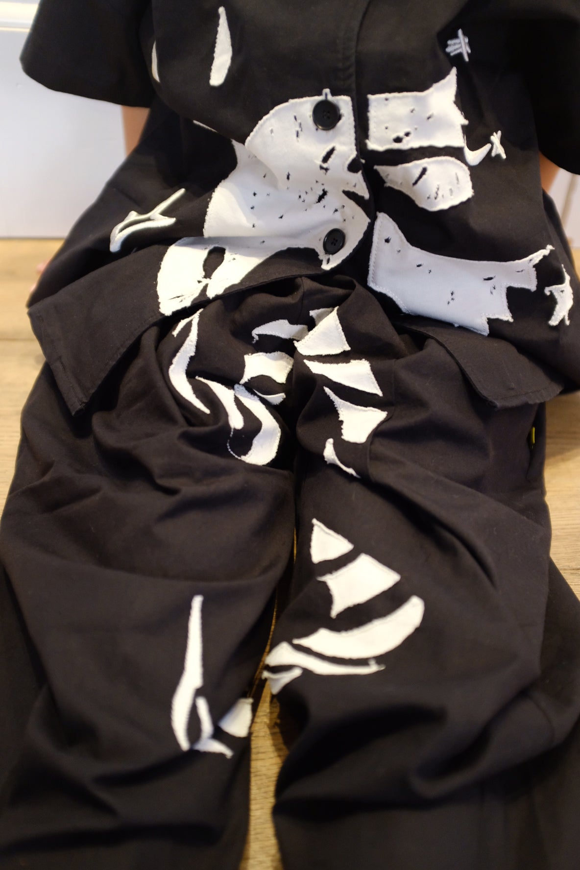 BALLOON TROUSERS WITH EMBROIDERY