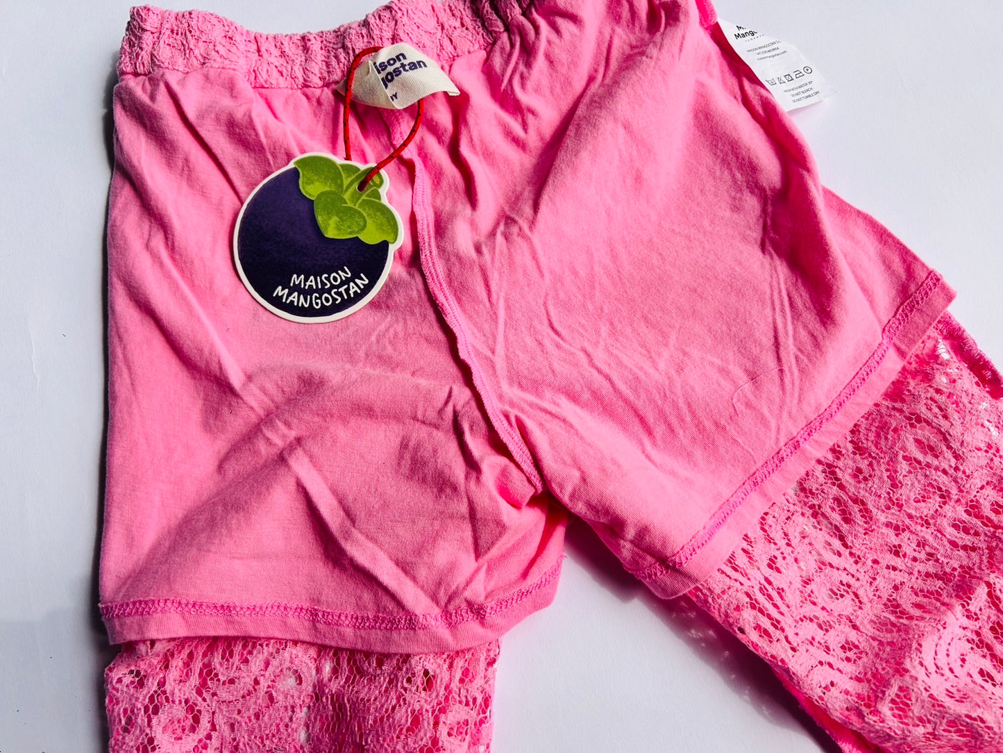 POMMEGRANATE LACE TROUSERS PINK