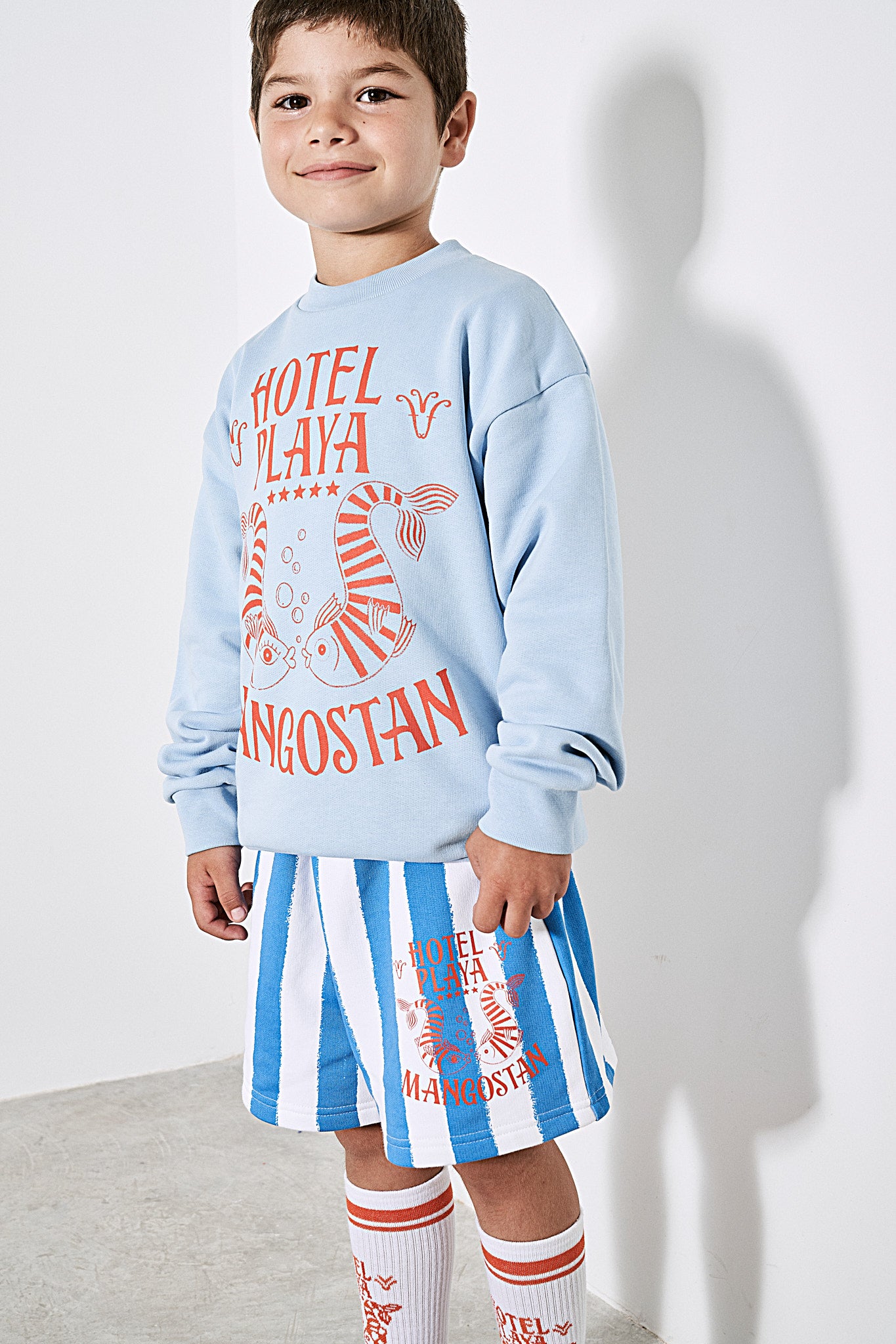 HOTEL PLAYA SWEATSHIRT LIGHT BLUE
