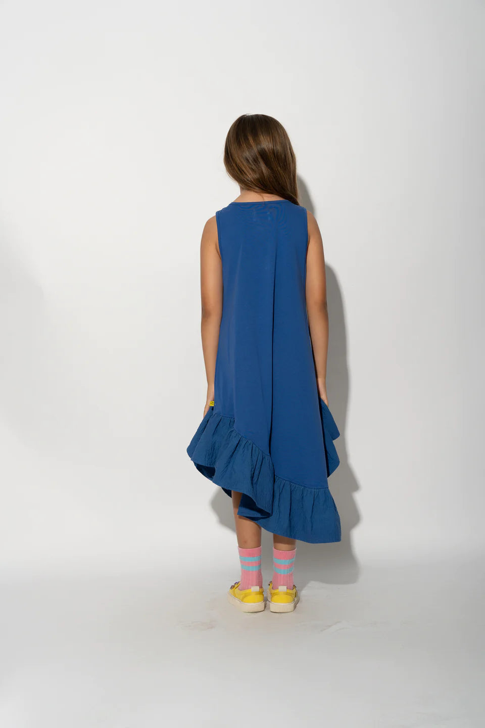 SLEEVELESS FLOUNCE DRESS 6Y