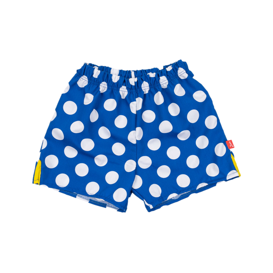 Polka Dot Blue Shorts 7/8Y