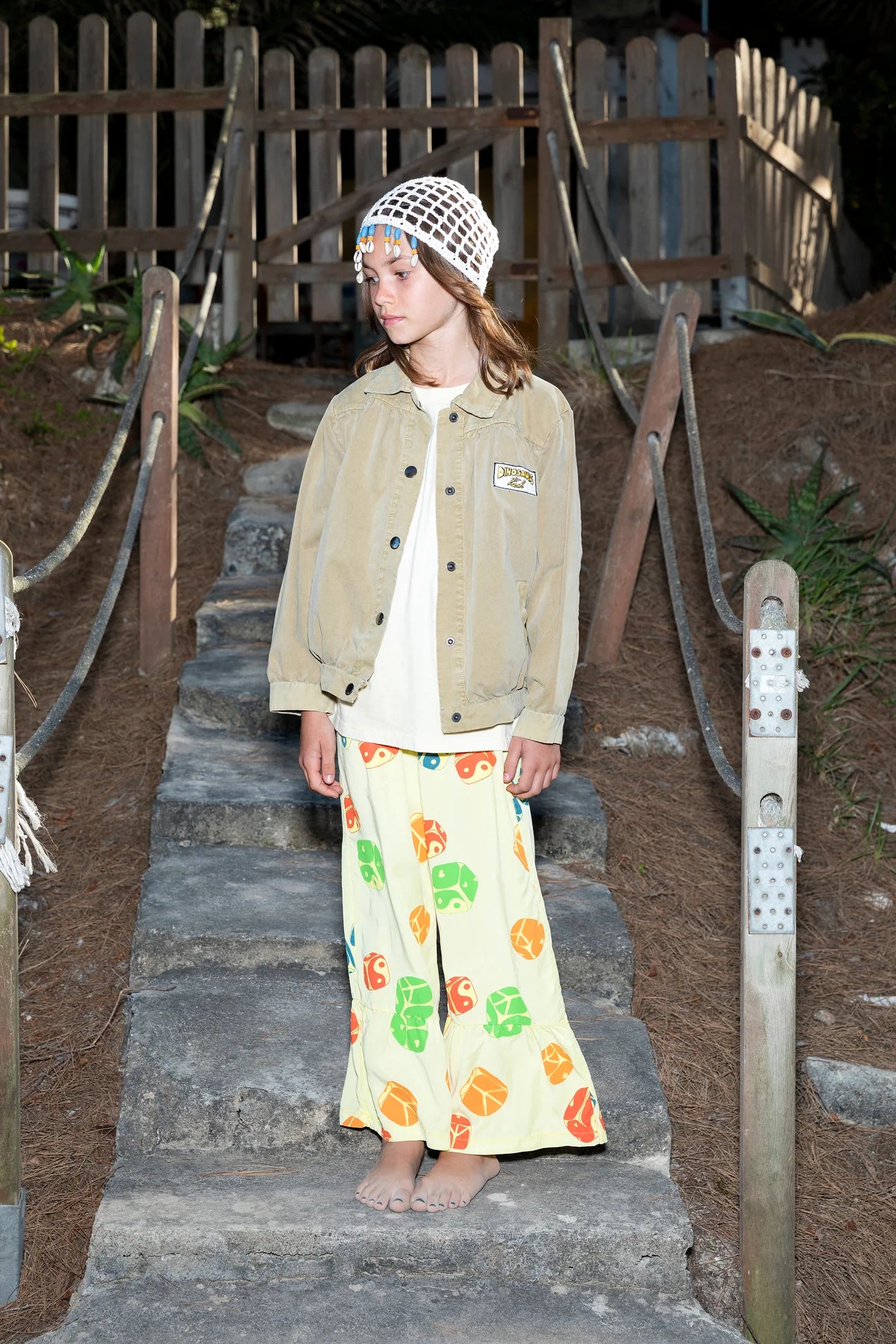 YING YANG FLARED PANTS 6Y