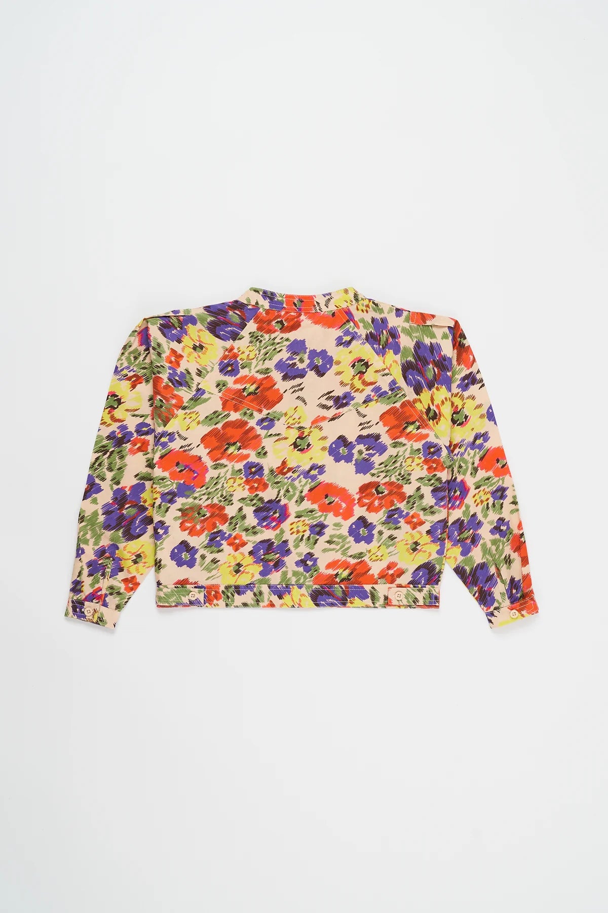 [sample] GLITCH FLOWERS SHIRT 4Y