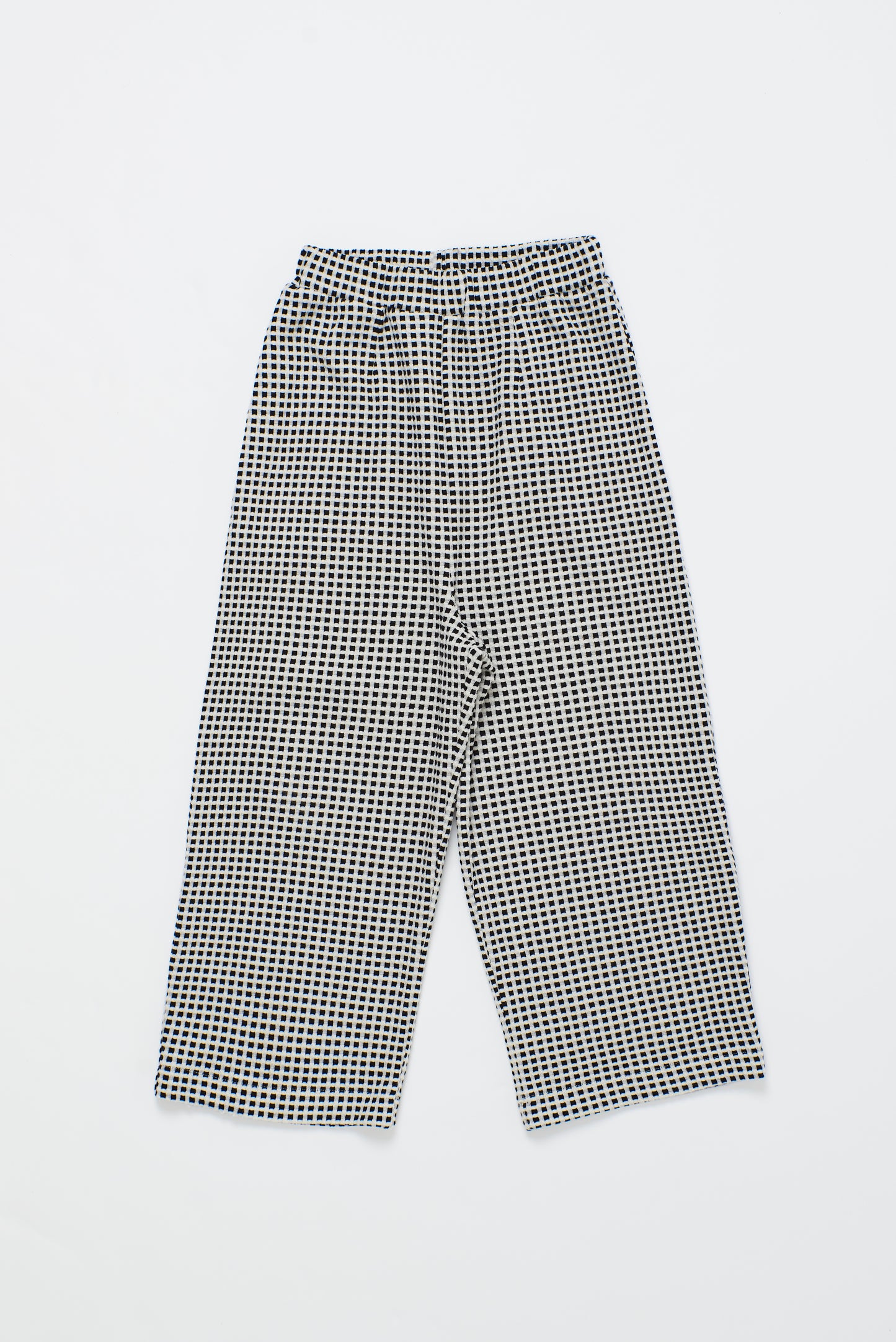 CHECK TROUSERS BLACK/WHITE