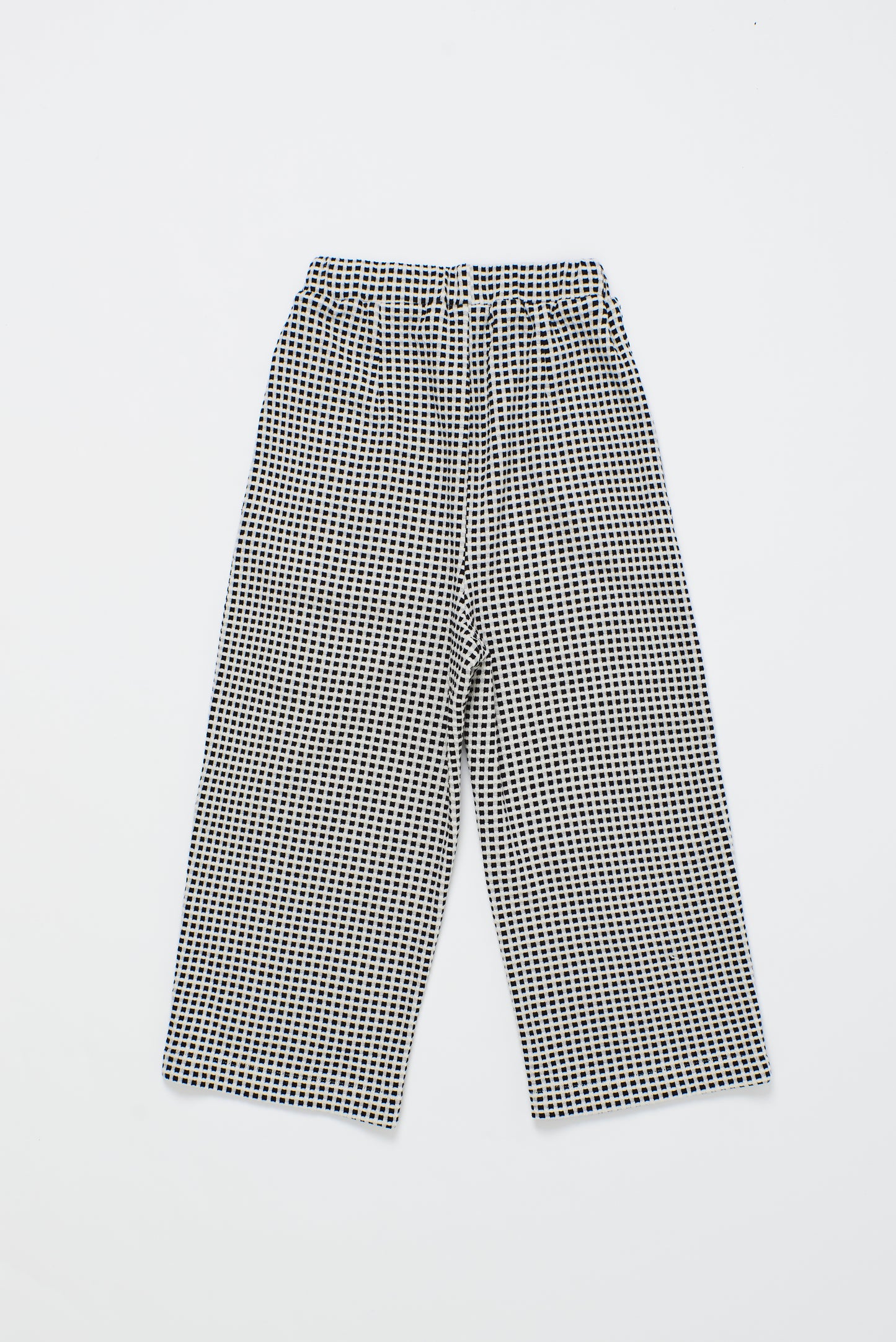 CHECK TROUSERS BLACK/WHITE