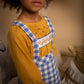 BIRINIT blue gingham dress 4Y