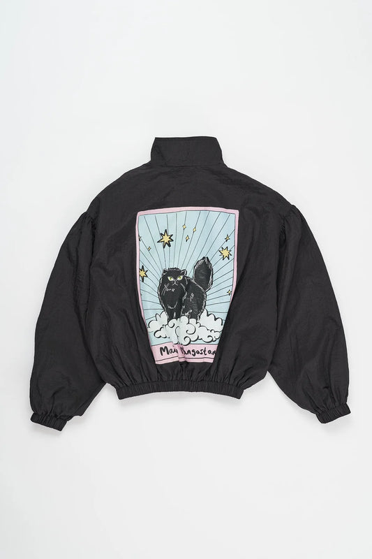 [adult]Mangostan kitty black jacket FREE SIZE