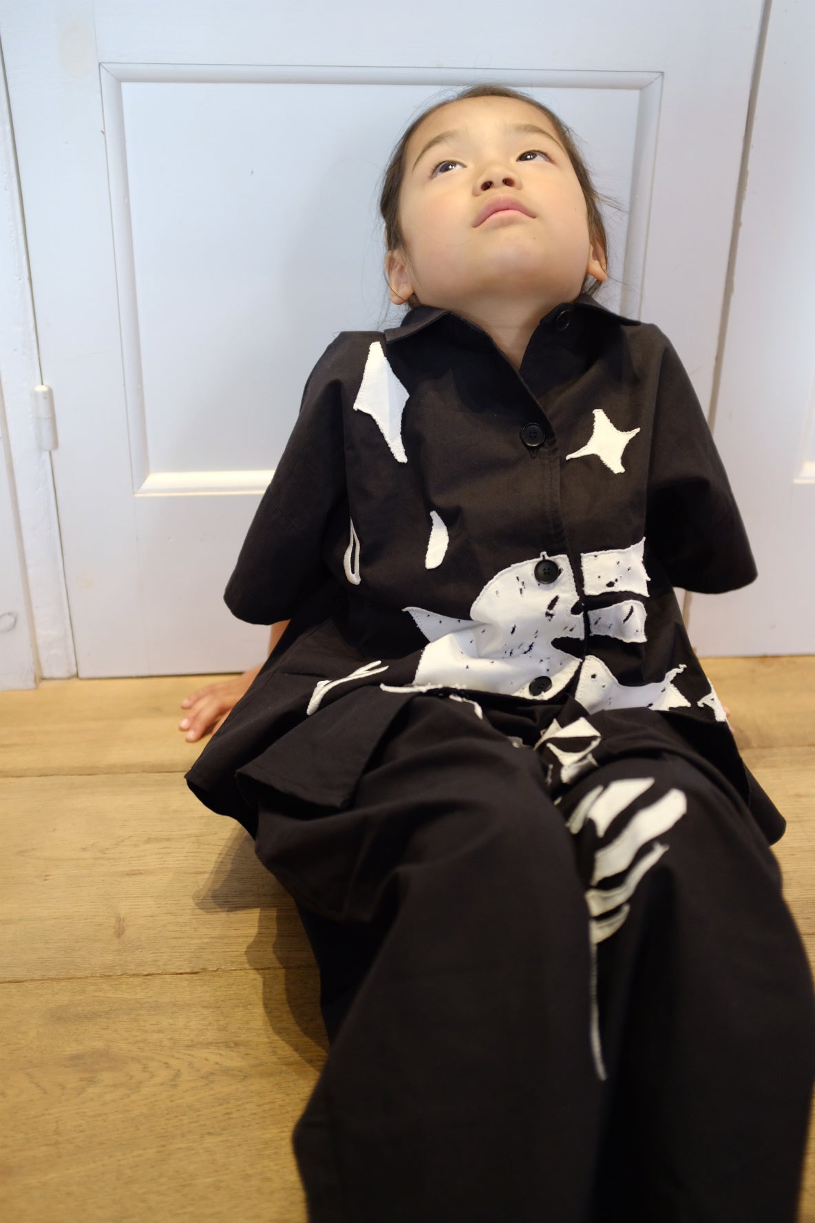 BALLOON TROUSERS WITH EMBROIDERY