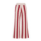 [adult]WOMAN BURGUNDY KNIT TROUSER