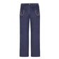 [adult]WOMAN COBALT BLUE VELVET EMBROIDERED BELL BOTTOM PANTS