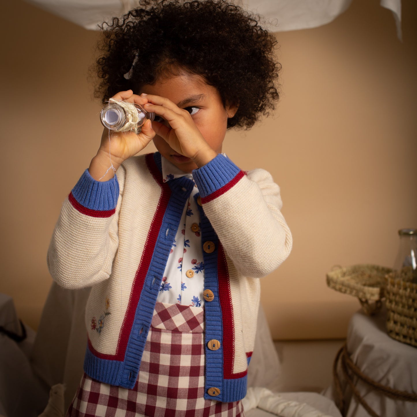 IVORY embroidered jacket