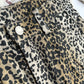 DENIM PANTS LEOPARD