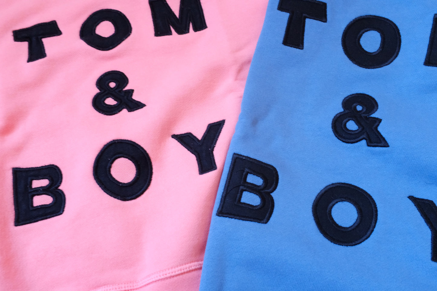 TOM&BOY EMBROIDERED PINK SWEAT SHIRT