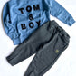 TOM & BOY BLUE EMBROIDERED SWEATSHIRT