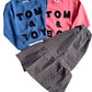 TOM & BOY BLUE EMBROIDERED SWEATSHIRT