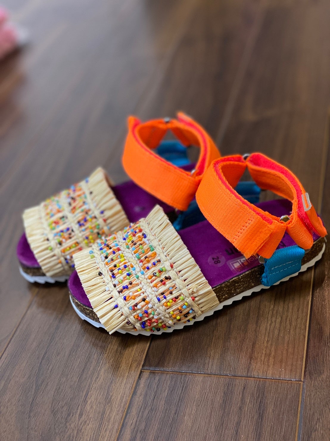 Mandarin Orange Sandals