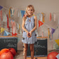 BLUE GINGHAM CIRCLE DRESS 4Y