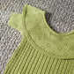 GREEN RUFFLE SWEATER