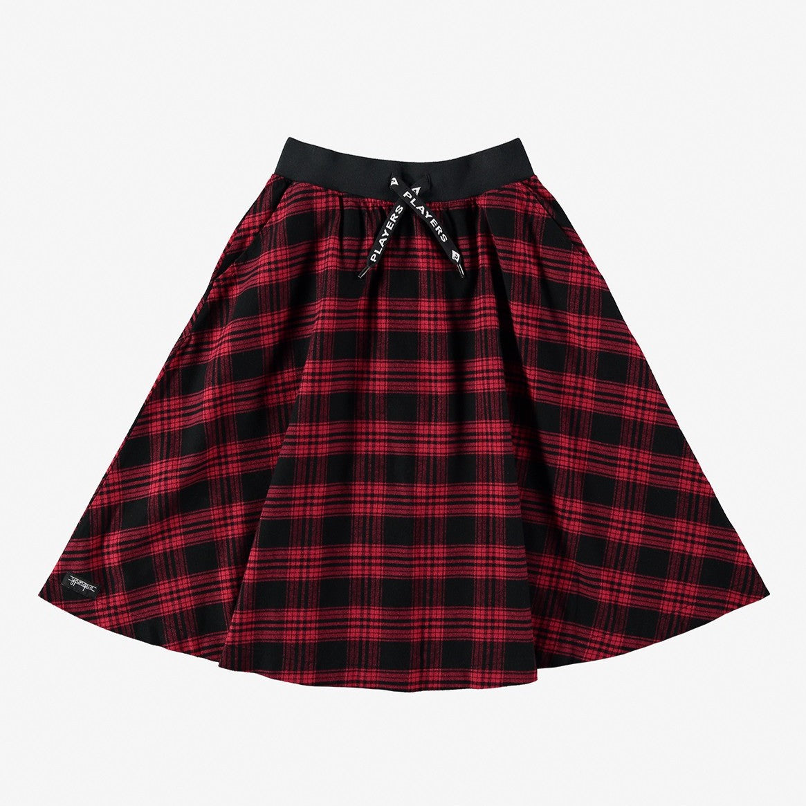 FLANNEL MIDI SKIRT