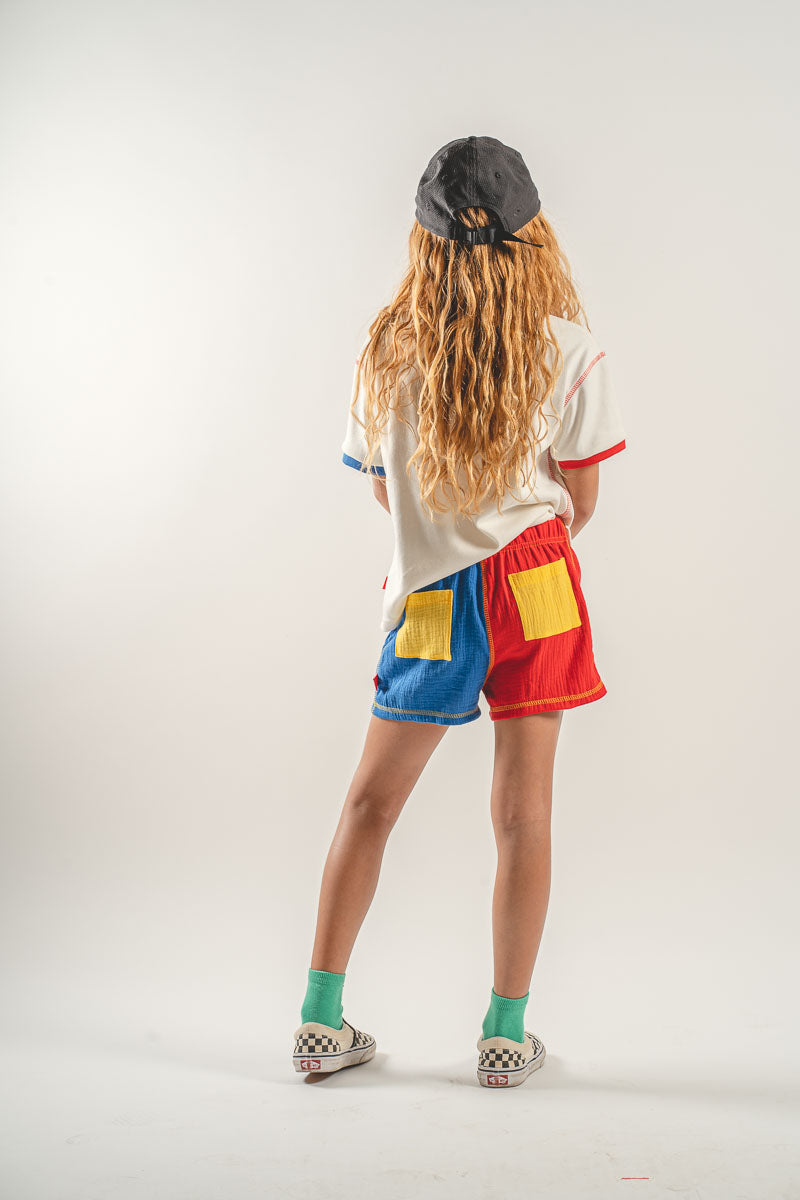 Bicolor Shorts 7/8Y